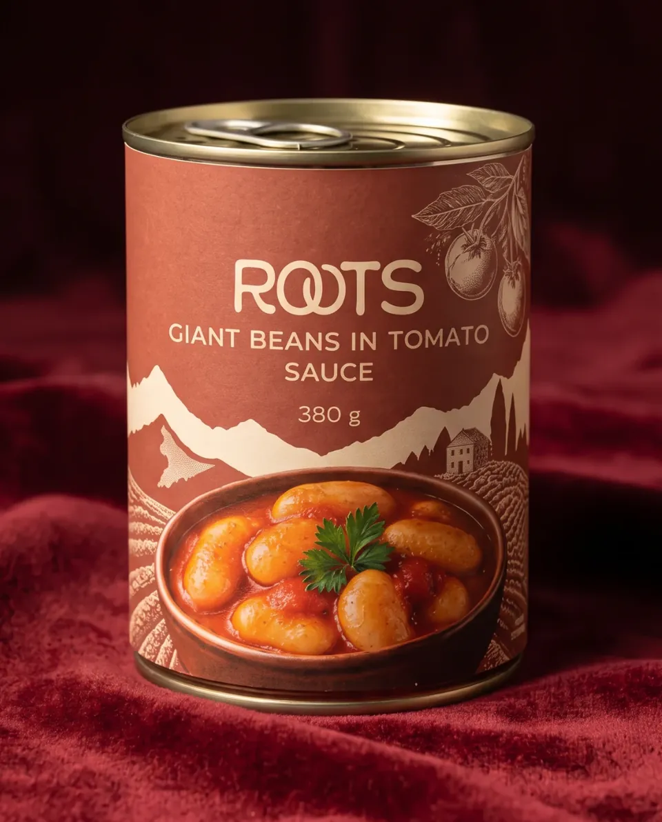 ROOTS Giant Beans in Tomato Sauce
