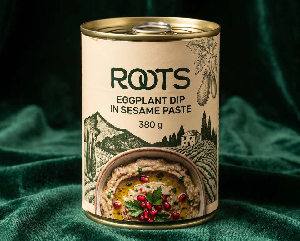 ROOTS Eggplant Dip in Sesame Paste