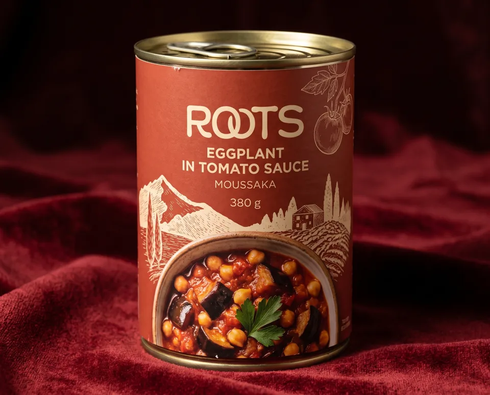ROOTS Eggplant in Tomato Sauce