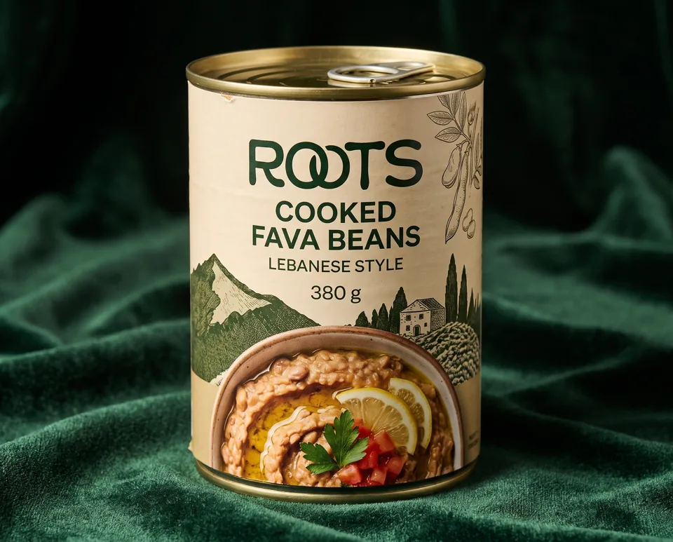 ROOTS Cooked Fava Beans