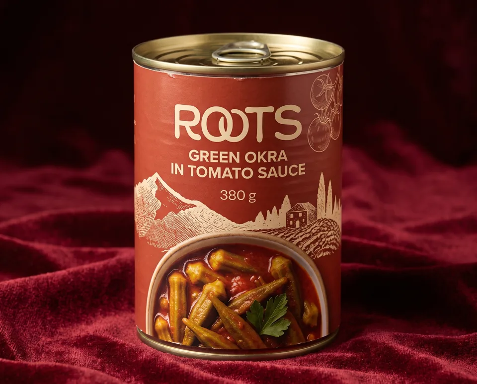 ROOTS Green Okra in Tomato Sauce