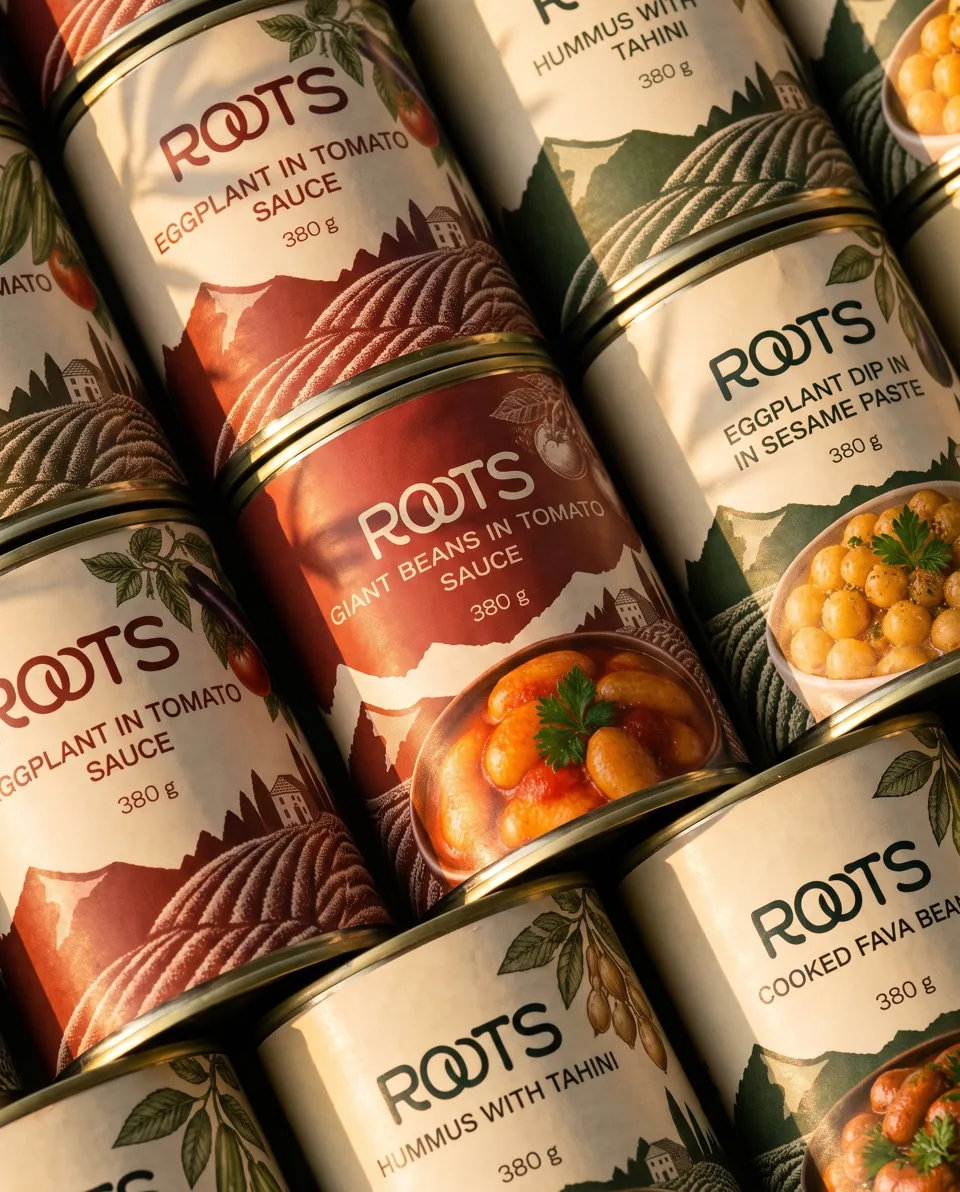 A selection of ROOTS pantry tins